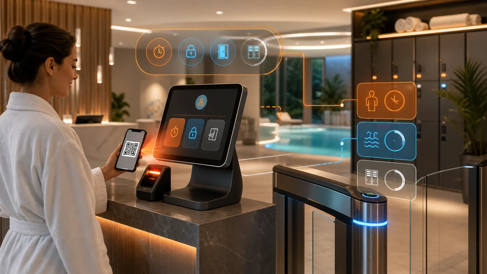 Билетная система для SPA с QR, турникетом и доступом по времени